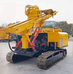 履带光伏打桩机履带安装步骤