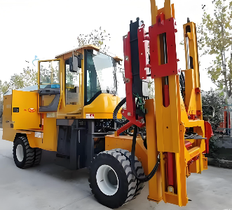 公路护栏打桩机多少钱一台